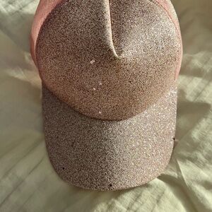 Glittery Pink Cap